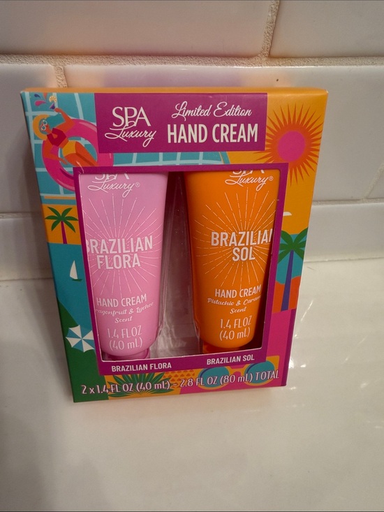 Spa Luxury Other - Hand Cream Duo - Pink (Brazilian Flora) & Orange (Brazilian Sol)
